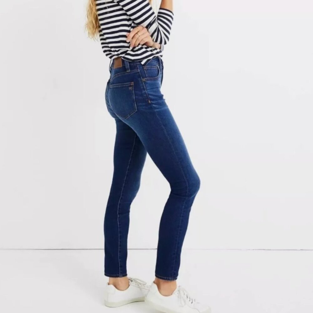 MADEWELL Roadtripper Women's Skinny Jeans Stretch Size 28 - Jansen Wash Blue EUC